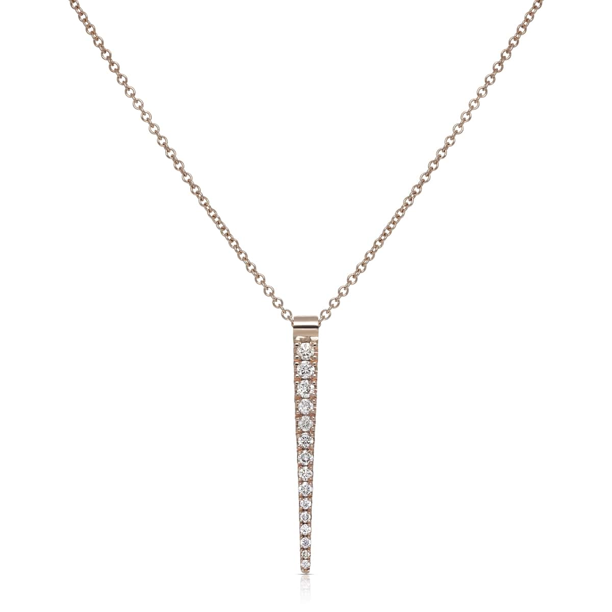 Degrade bar necklace