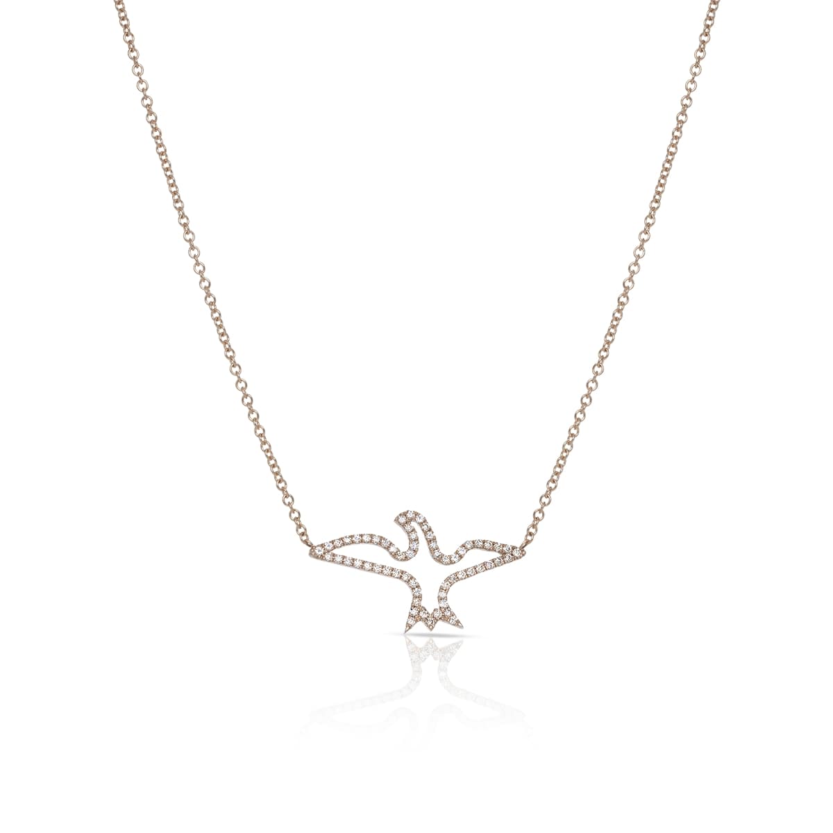 bird diamond necklace