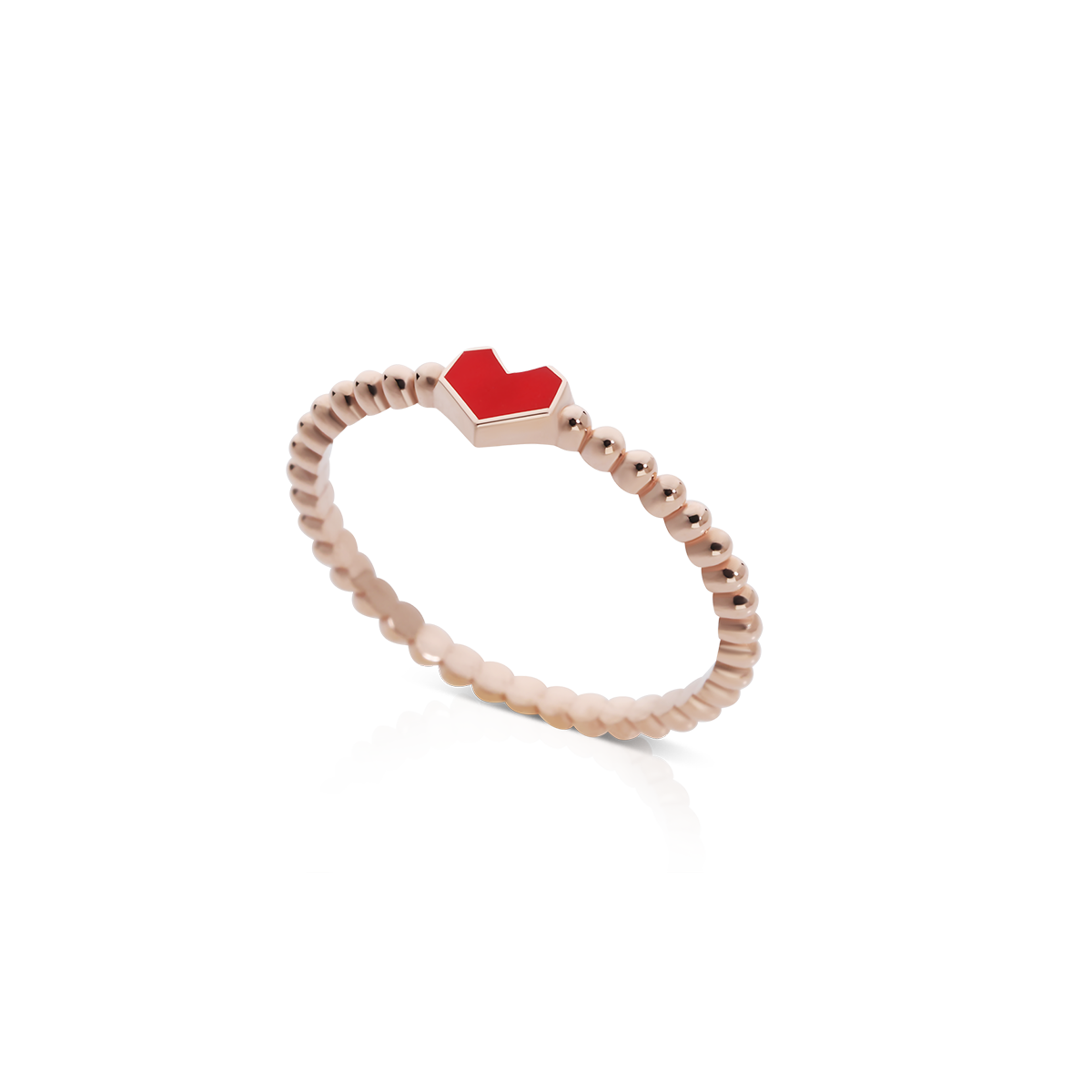 Red heart ring