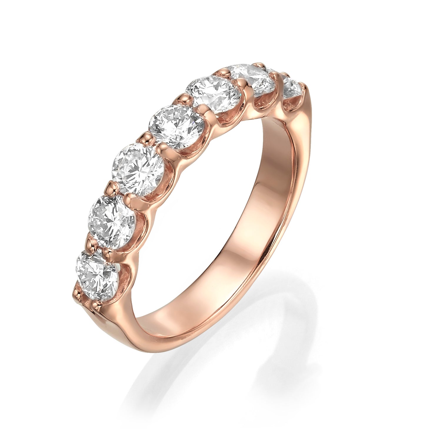 Classic row 1.50 carat ring