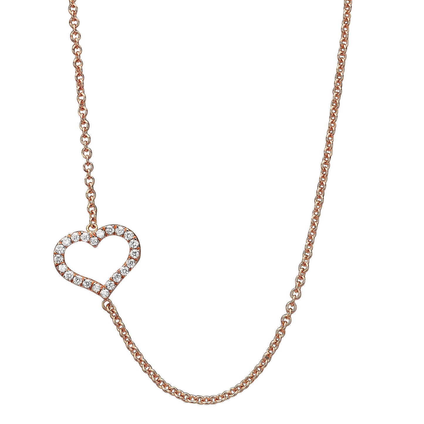 Hollow heart Necklace