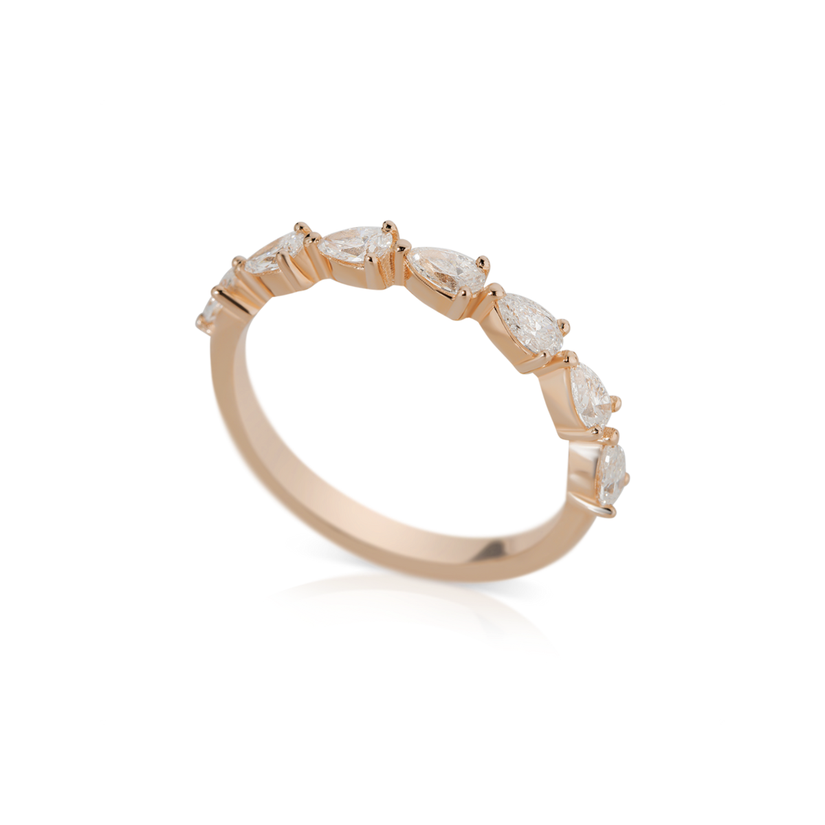 7 drops diamond ring