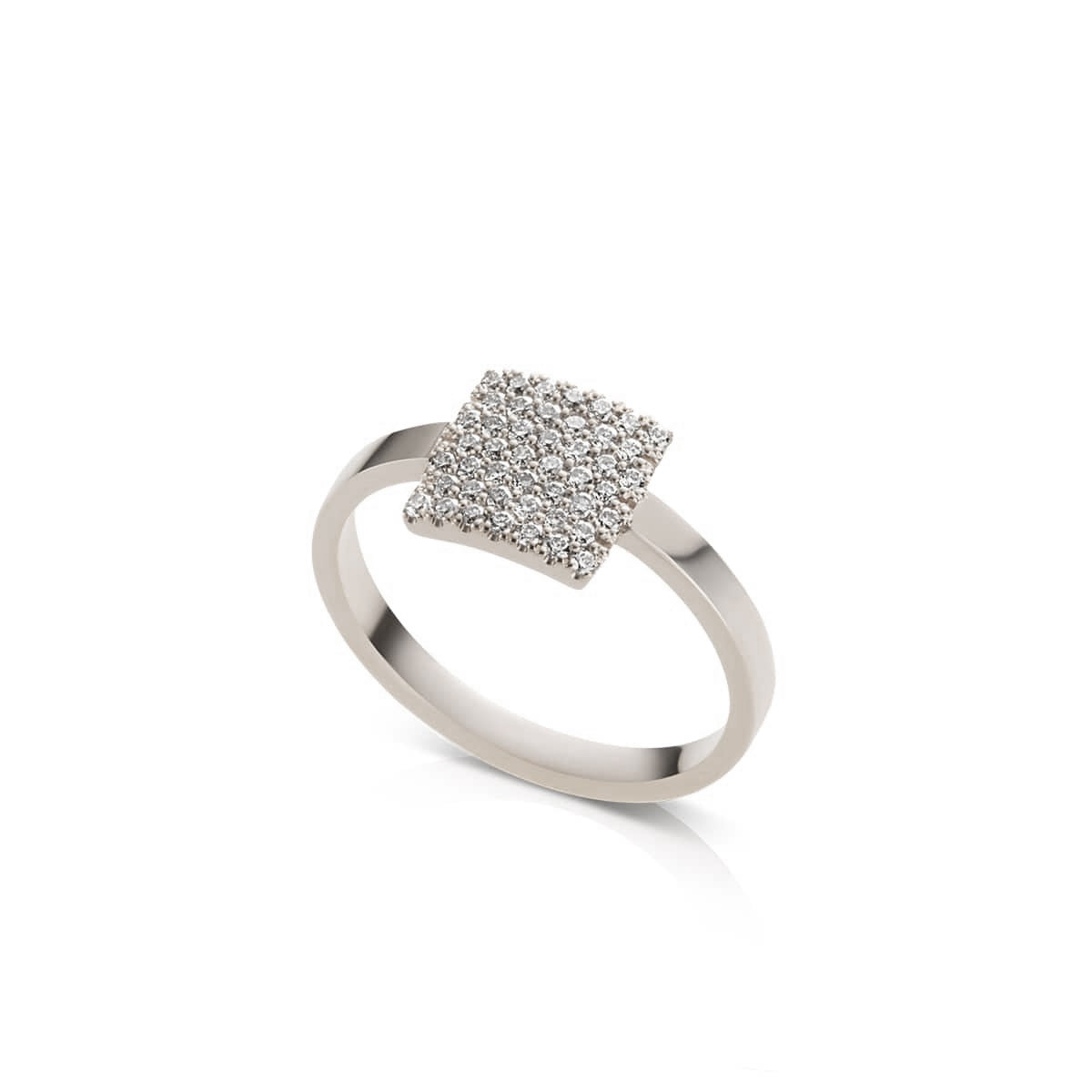 square diamond ring