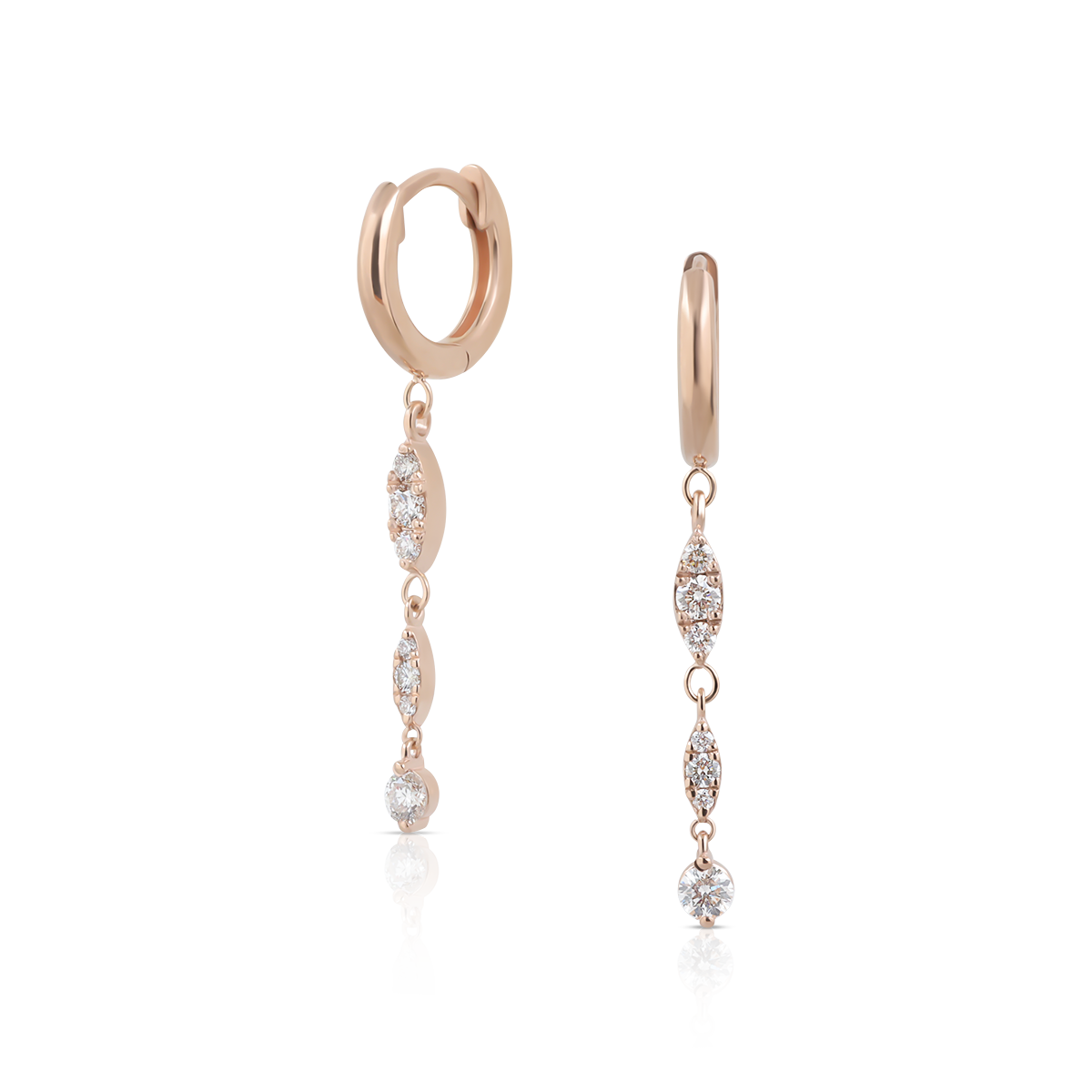 Fall marquise diamonds earrings