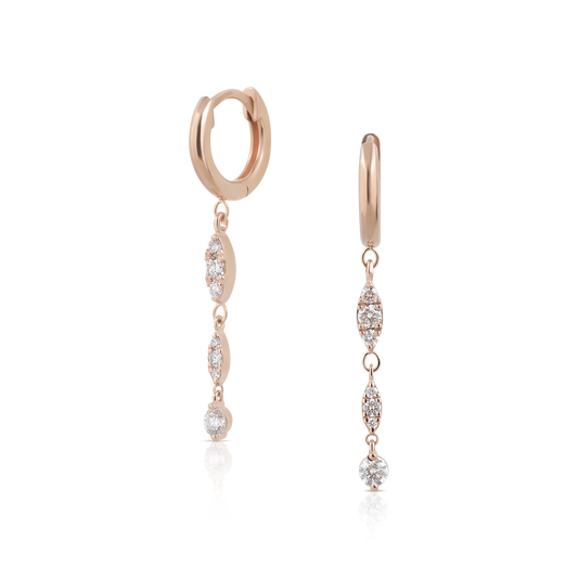 Fall marquise diamonds earrings