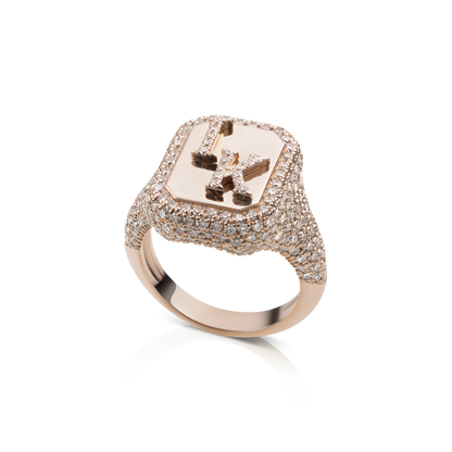 letters signet ring