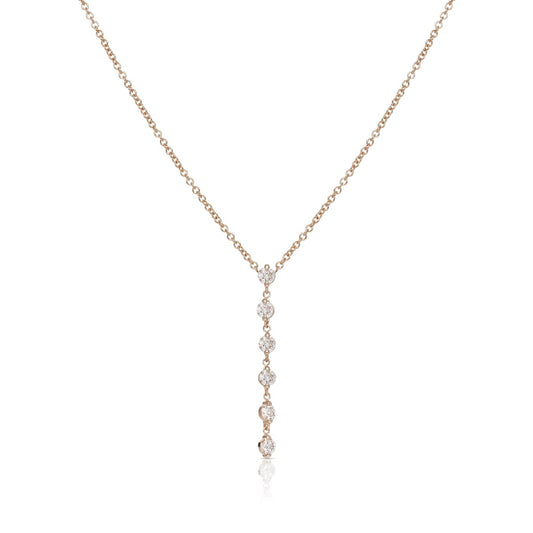 6 diamond lariat necklace