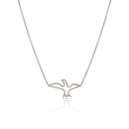 bird diamond necklace