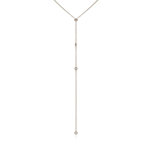 Chandeliers lariat necklace