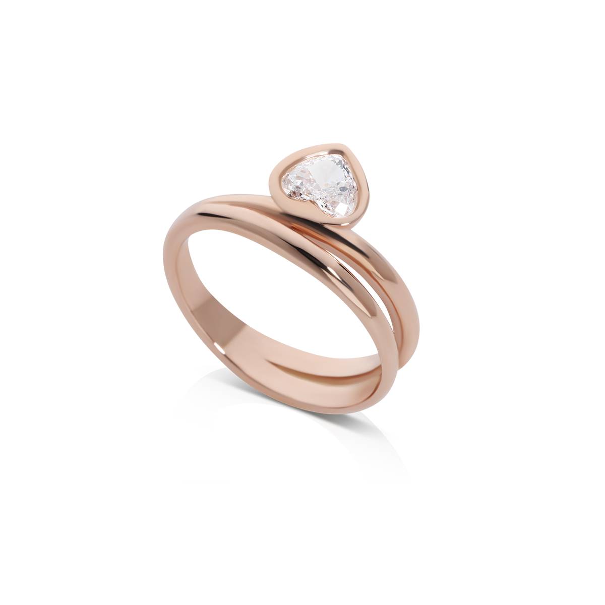 heart stone ring