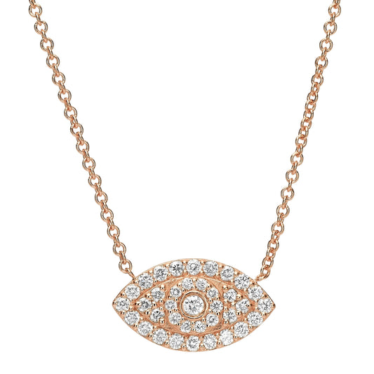 Full eye diamonds necklace