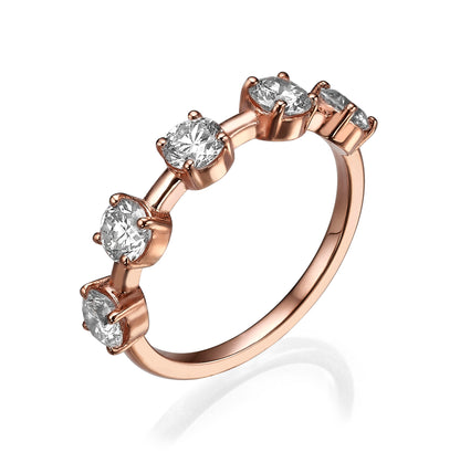 5 diamonds Ring