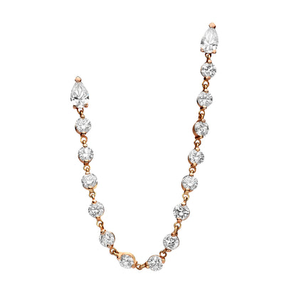Chain earrings