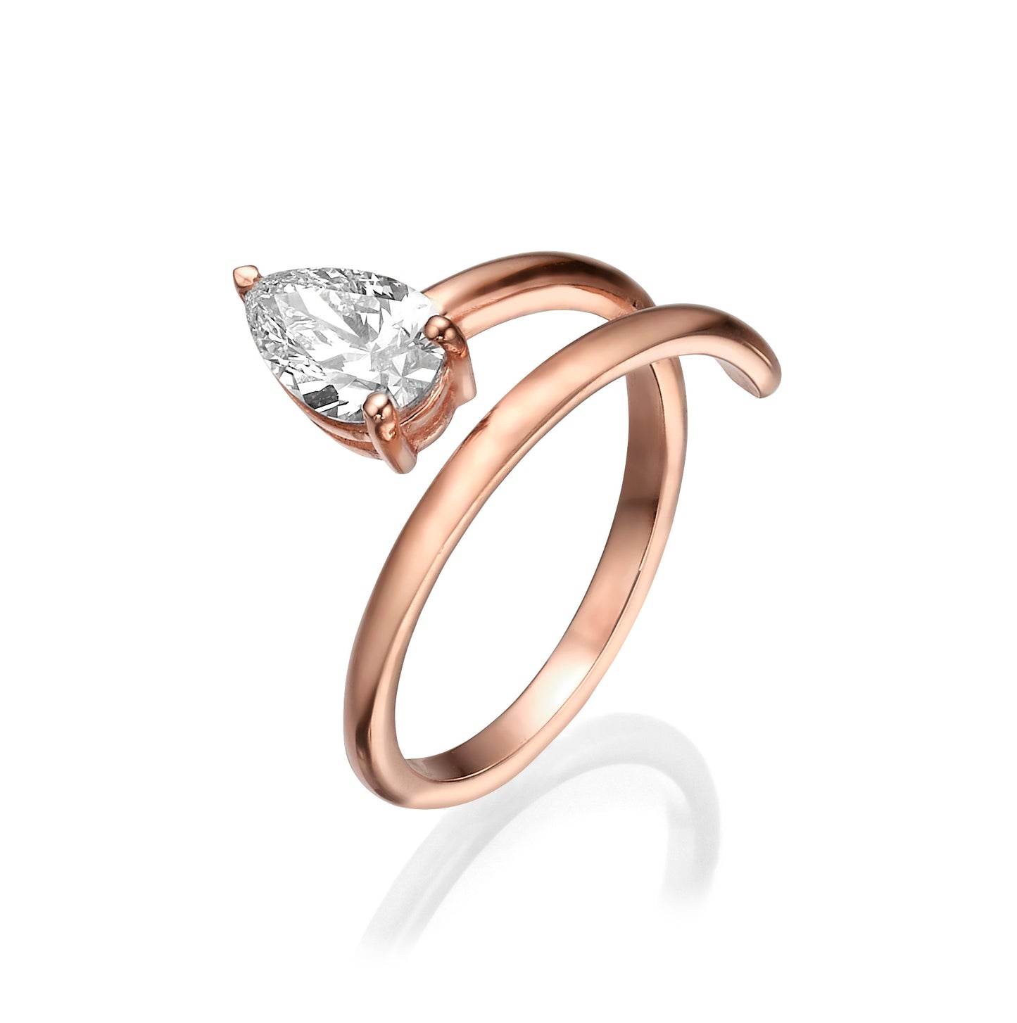 Spirala Drop Ring