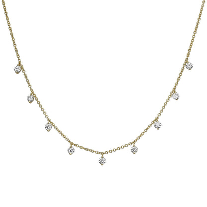 9 diamonds necklace