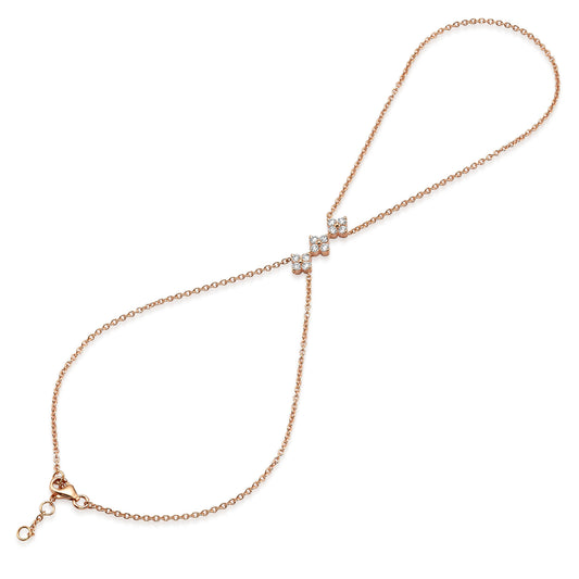 Flowers ring bracelet