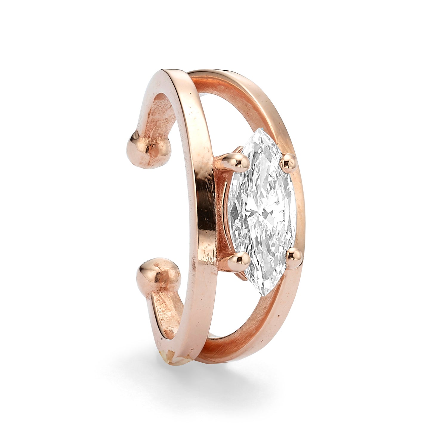 Helix marquise earring