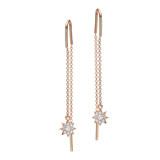 Shooting star earrings