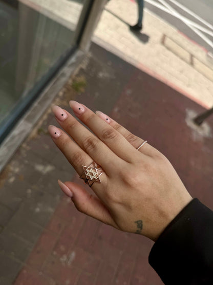 Magen david ring