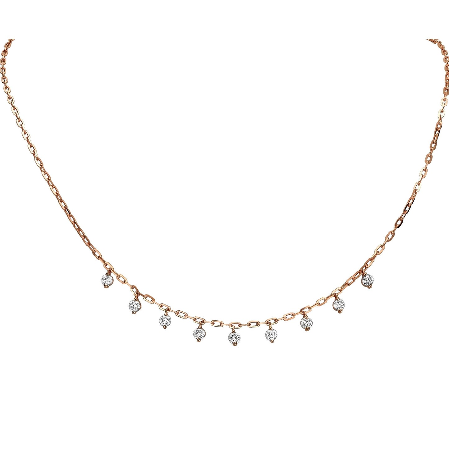 Gourmet fall diamonds necklace