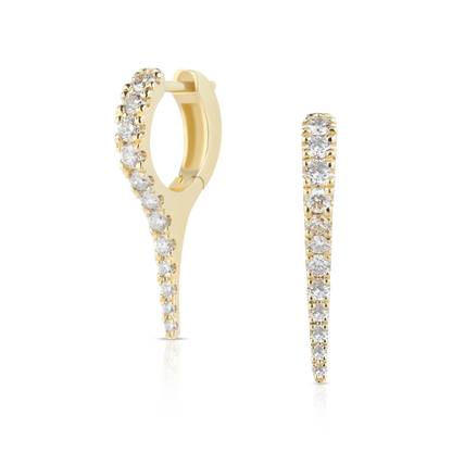 degrade diamonds earrings