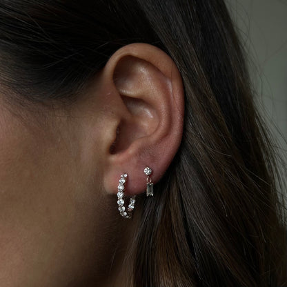inside out diamonds earrings