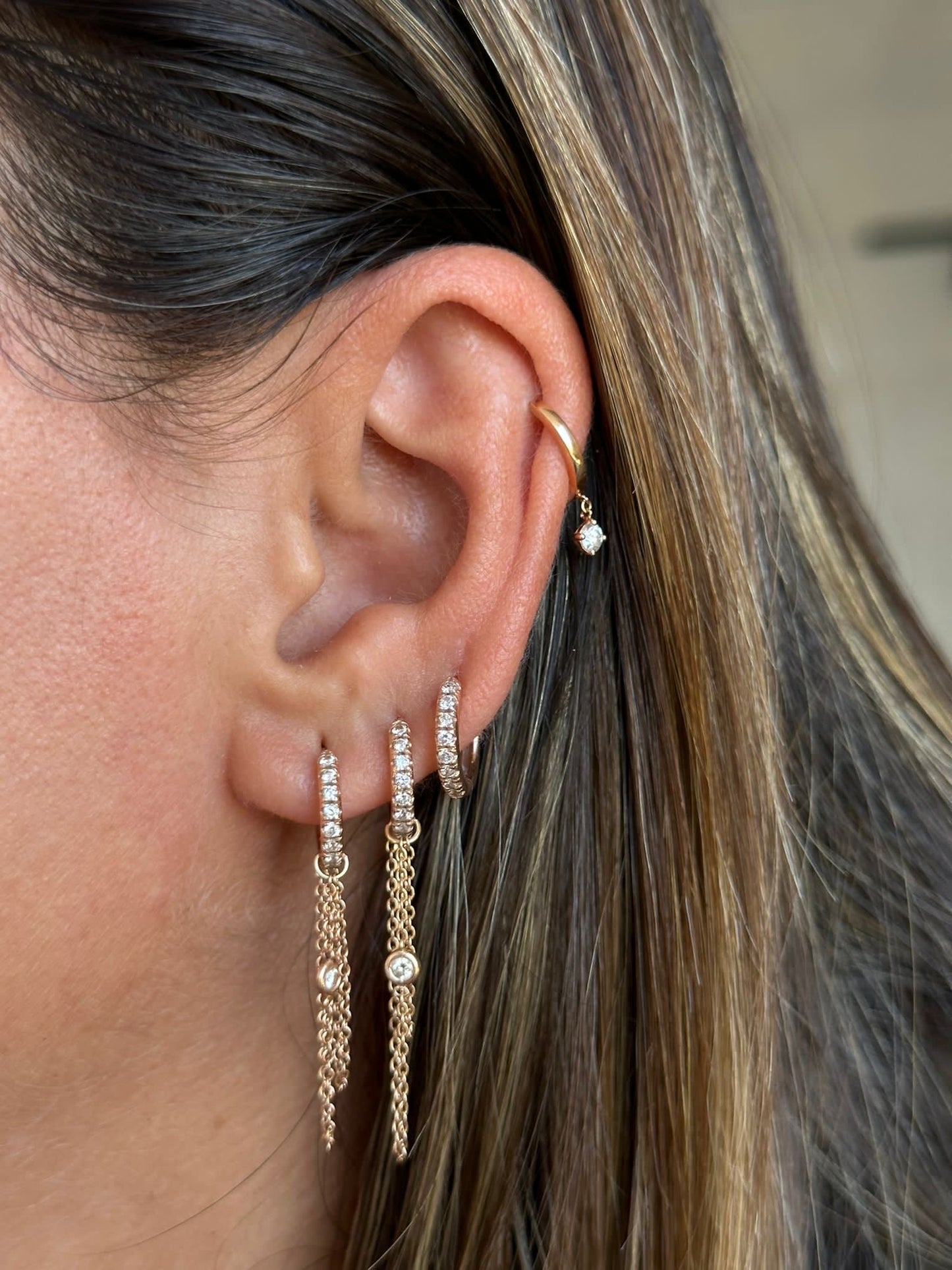 classic diamonds earrings