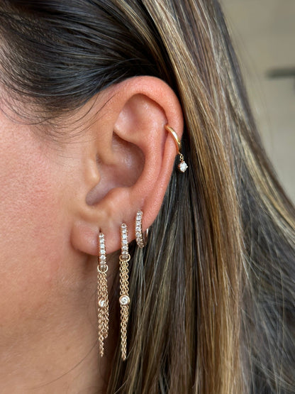 classic diamonds earrings