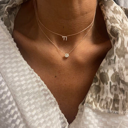 Chai diamond necklace