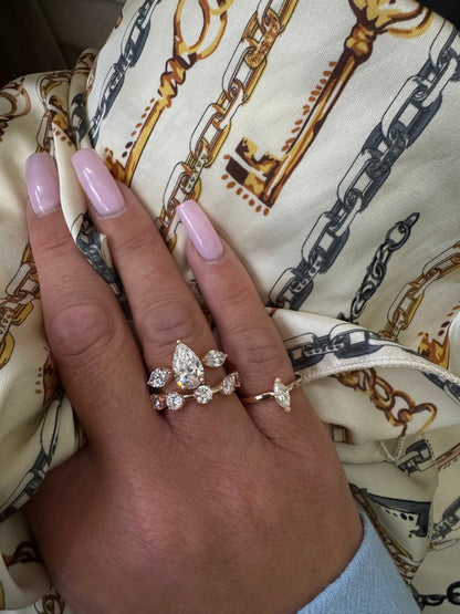 Drop Engagement Ring