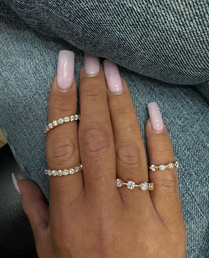 5 diamonds Ring