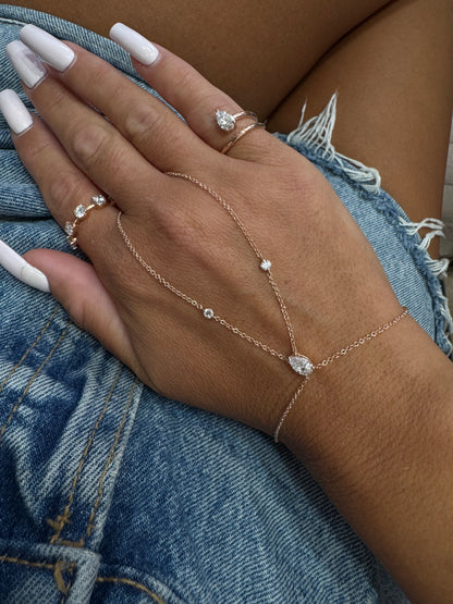 Spirala Drop Ring