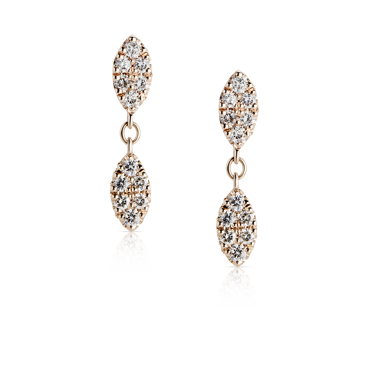 Fall marquise diamonds earrings