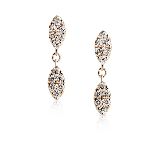 Fall marquise diamonds earrings