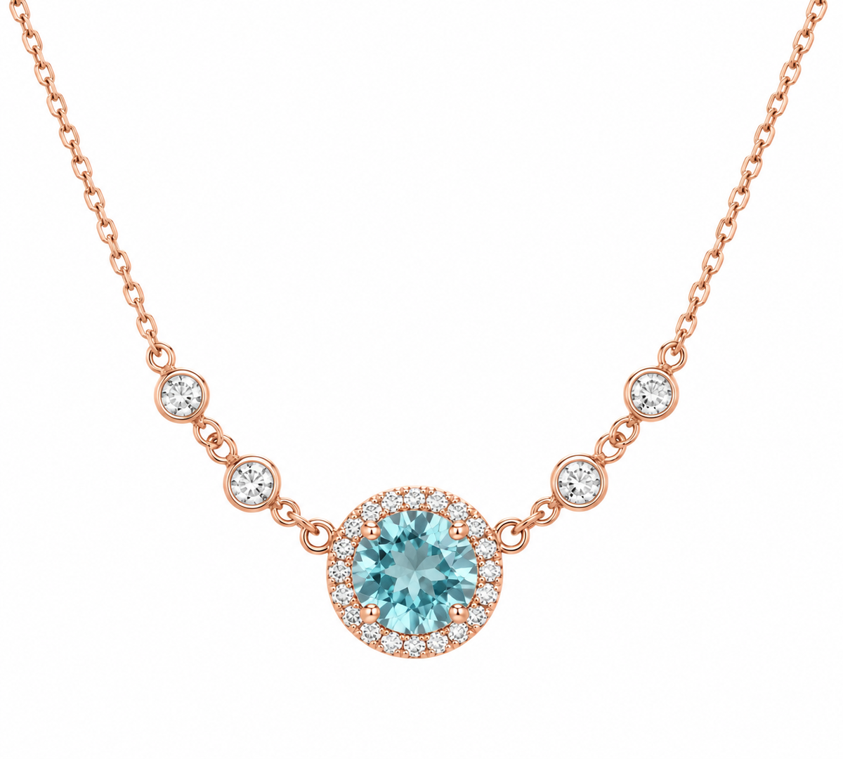 Blue necklace